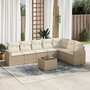 8-delige-Loungeset-met-kussens-poly-rattan-beige