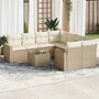 9-delige-Loungeset-met-kussens-poly-rattan-beige