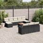 11-delige-Loungeset-met-kussens-poly-rattan-zwart