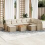 10-delige-Loungeset-met-kussens-poly-rattan-beige