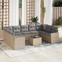 10-delige-Loungeset-met-kussens-poly-rattan-beige