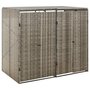 Containerberging-dubbel-140x80x117-cm-poly-rattan-grijs