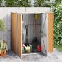 Tuinschuur-161x89x161-cm-gegalvaniseerd-staal-bruin