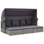 Tuinbed-met-luifel-poly-rattan-gemengd-grijs