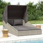 Ligbed-met-inklapbaar-dak-200x114x128-cm-poly-rattan-grijs