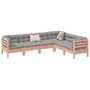 6-delige-Loungeset-met-kussens-massief-douglas-vurenhout