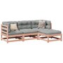 4-delige-Loungeset-met-kussens-massief-douglas-vurenhout